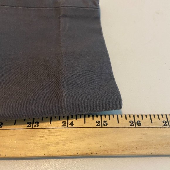 Everlane Womens 2 Skinny Leg Crop Pant Gray Cropped Elastic Waist Side Zip Crop - Picture 8 of 9